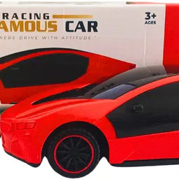 shizuha 3D Racing Famous Car Remote Control Toy, Red and Black Sports Model-picture-16