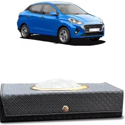 brothertwo Car Tissue Box Holder with 100 Tissue For Aura 2019 Onward Vehicle Tissue Dispenser image 1