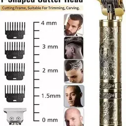 Baleds T-Blade Golden Shaving Machine | Hair Clipper Waterproof Trimmer for men (Gold) Trimmer 60 min Runtime 4 Length Settings image 3