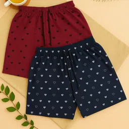 zakhifashion Pack of 2 Printed Women Multicolor Regular Shorts-picture-21