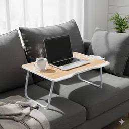 wifty Portable & Foldable Study Table for Kids | Work from Home Table | Sturdy Design Wood Portable Laptop Table-picture-15