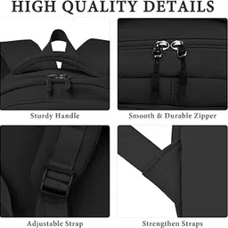 flamebird Medium 28 L Laptop Backpack 3 Compartment Premium Quality, for upto 15.6 inch with internal organiser image 3