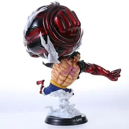 rvm toys One Piece Anime Monkey D Luffy Gear 4 Action Figure 35cm Collectible Gift Toy image 4