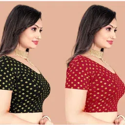 priyanka textiles Round Neck Women Blouse-picture-30