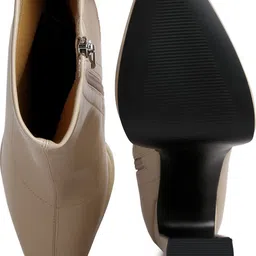 london rag Beige Dextra High Platform Ankle Boots Boots For Women image 5
