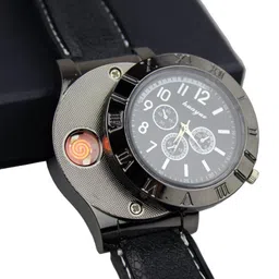 chg USB Cigarette Lighter Watch Rechargeable flameless Windproof Unique Designer Pocket Lighter image 2