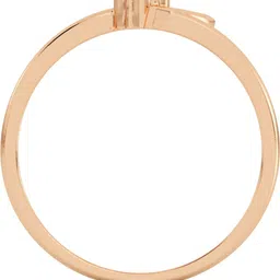 avsar AVR1093PB 14kt Cubic Zirconia Rose Gold ring image 4