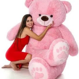 itacheehub 6 FEET PINK Color Teddy Bear For Gift To Someone Special -(6 FE valentines gift- 180 cm image 3