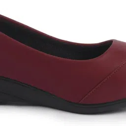fausto Wedge Heel Slip-On Ballerina Shoes|Elegant Work Flats|Formal Shoes Slip On For Women image 5