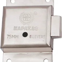 harrisonlock H-0409_PK2 75mm Iron Six Lever Single Action Furniture Lock Set (Pack of 2) Rev-A-Lock Cabinet Security System image 2