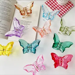 Hair Claw Beautiful Hair Clips Hair Accessories for Girls and Women.(04 PCS) Hair Claw-image-53