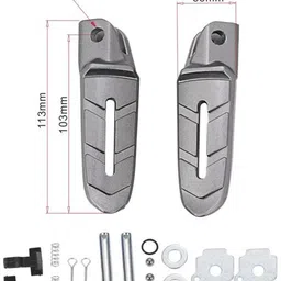 TRP Traders REAR FOOTREST ASSEMBLY COMPATIBLE FOR PULSER 200NS BOTH LEFT AND RIGHT Foot Rest image 2