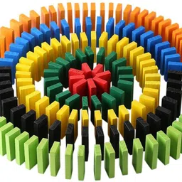 Wood Dominoes Blocks Stacking Toys-image-61
