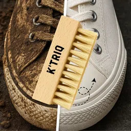 K'TRiQ Shoe Brush | Restores Original Look | Shoes polish brush | Shoe cleaner brush Brush image 3