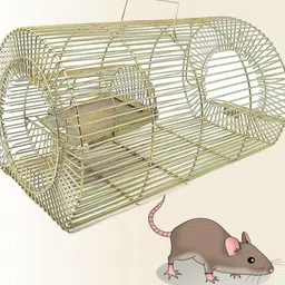 ansh multicomm Rat Trap for catching Small &Large Size Rats, Chuha Pinjara, Iron cage, Rat cage Live Trap-picture-25