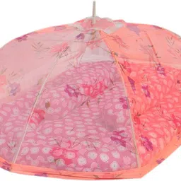 healthy sleeping Polyester Kids Washable Umbrella Type Printed Baby Mosquito Net image 5