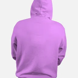 clothecraft Men Solid Hooded Neck Purple Sweater image 2