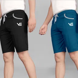viradiyaenterprise Pack of 2 Solid Men Reversible Black, Light Blue Boxer Shorts image 4