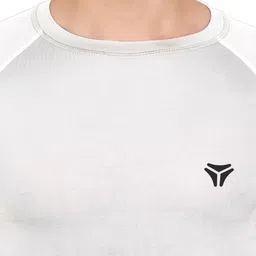 kyk Pack of 2 Men Solid Round Neck Polyester White, Black T-Shirt image 4