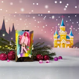 yunicron max Snow Doll with her puppy - Colour may vary-picture-25