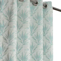 fabdrape 152.4 cm (5 ft) Jacquard Room Darkening Window Curtain (Pack Of 2) image 2