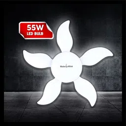 Make Ur Wish B22 Foldable LED Blade Light Fan Bulb, Bright Angle Adjustable Home Ceiling Lamp-picture-36