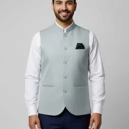 qtsy Solid Men Waistcoat image 1