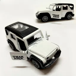 diebiz Metal DieCast Thar Car with Light & Music | Pullback Car | Openable Doors-picture-17