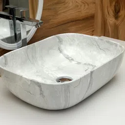 bherunath Wash Basin Table/Counter Top for Bathroom, Living & Dinning Room. Glossy Ceramic Designer Vessel Sink Which Gives Premium Look to your Home and Office 18X13 Inch Table Top Basin-picture-16