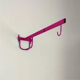 minikidz New Born Baby Adjustable Wall Iron Hanger, for Baby(Screws not included) image 2