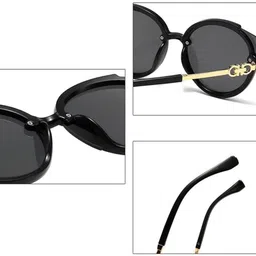 evoma Polarized Oval Sunglasses (Free Size) image 4