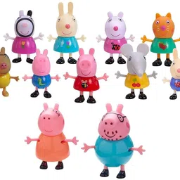 niyamat Happy Pig Family Figure Toy with Forever Friends Figure Pretend Play Set-picture-16