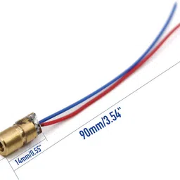 3ree PACK OF 10 Mini Red Laser Diode Laser, 5V 650nm 5m Electronic Components Electronic Hobby Kit image 2