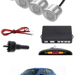zplus Universal 4 Silver Reverse Parking Sensor With LED Display For Cars-54 Safety of Passengers/Car One Alarm Kit-1404 Parking Sensor-picture-21