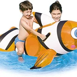 tiny tales Ride On fish (IND*11) Swimming Pool Multicolor Inflatable Pool Accessory-picture-38