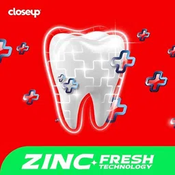 closeup Toothpaste | Long lasting 18 Hours Of Fresh Breath & White Teeth - 150g Toothpaste image 4