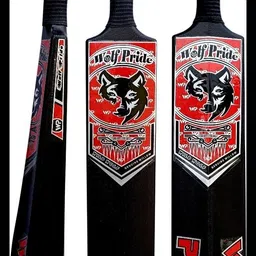 WILD Red & Black Full No Black Tennis Cricket Bat (34"X 4.5”)_PK8 PVC/Plastic Cricket Bat For 15+ Yrs-image-99