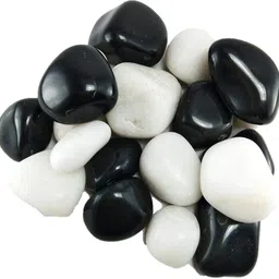 ercole Colored Stones Pebbles For Aquarium Vase Home Garden Outdoor Art n Craft ER96 Regular, Polished Angular, Asymmetrical, Oval Marble Pebbles image 2