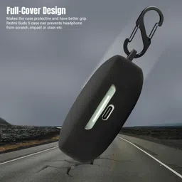 KANSOL Silicone Velcro Earbuds Case For Redmi Buds 6 image 4