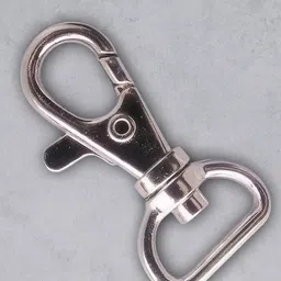 Silver Premium Snap Hook for Keychains, DIY Craft & Hanging project (Pack of 20)-image-30