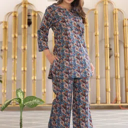 soor panchi Women Night Suit Set Multicolor Printed-picture-38