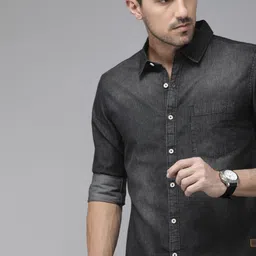 roadster Men Regular Fit Solid Casual Shirt-picture-15