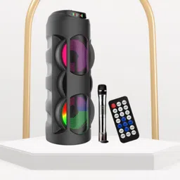 Clairbell Bluetooth Party Speaker with mic Upto 7 Hrs playback With Deep Bass Sound W448 40 W Bluetooth Party Speaker-picture-33