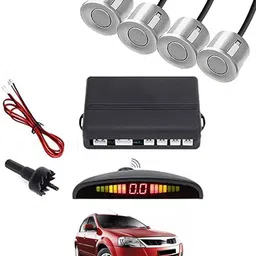 peeps store Universal 4 Silver Reverse Parking Sensor-AP25N736 Universal 4 Silver Reverse Parking Sensor-AP25N736 Parking Sensor-picture-25