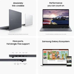 Samsung Galaxy Book 4 14th Gen with Fingerprint Reador Intel Core 5 14th Gen 120U - (16 GB/512 GB SSD/Windows 11 Pro) NP754XGK-LS2IN Thin and Light Laptop image 2