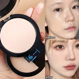 urbanfox Oil Control Face Pressed Powder,Matte Smooth Flawless Setting Powder Compact image 4