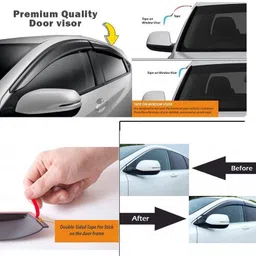 motobridge Non-convertibles Front, Rear Wind Deflector image 3