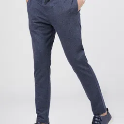 highlander Men Solid Blue Track Pants image 3