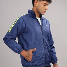 Dollar Polyster Colorblock Men Wind Cheater image 3