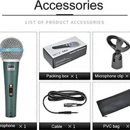 n&m store Mic BETA 58A Vocal Dynamic Microphone 5 Microphone image 3
